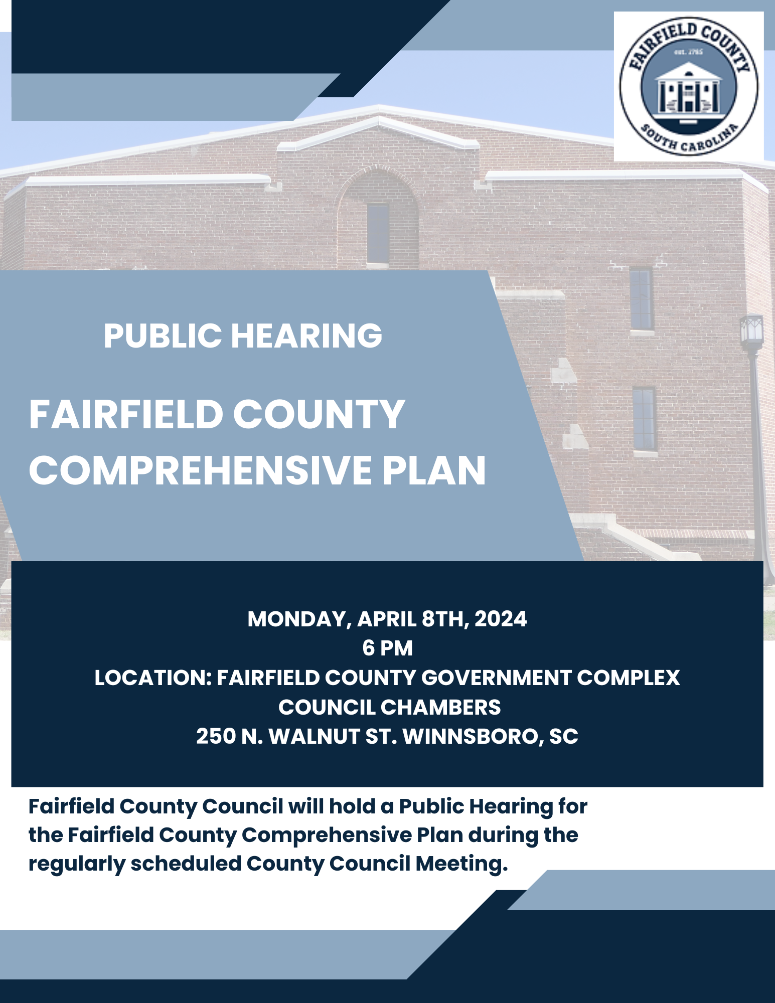 Image for Fairfield County Comprehensive Plan 2024